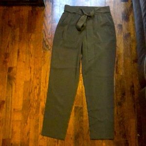NWT DYNAMITE SACHA JOGGERS MOSS GREEN XS